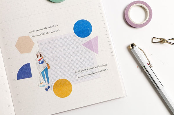 Pattern [Geometry Solid] Deco Stickers Pack