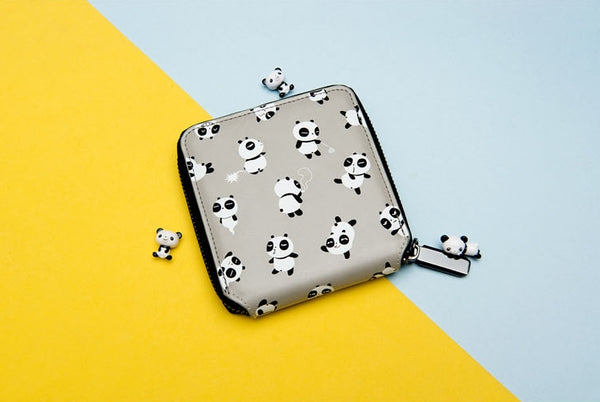Animal Panda Short Wallet By Kiitos Life