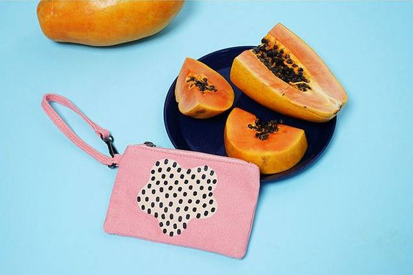 Fruit Papaya Tote Bag By 小野 Xaoye