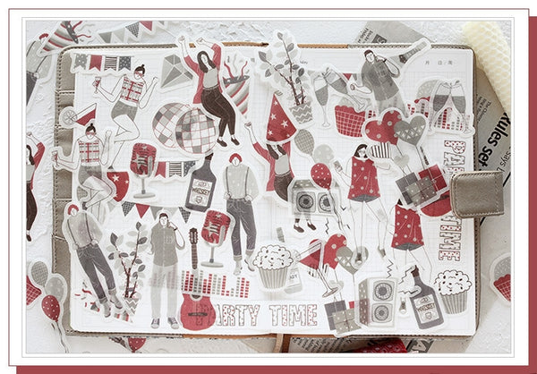 Elegant Party Night Sticker Pack
