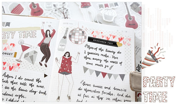 Elegant Party Night Sticker Pack
