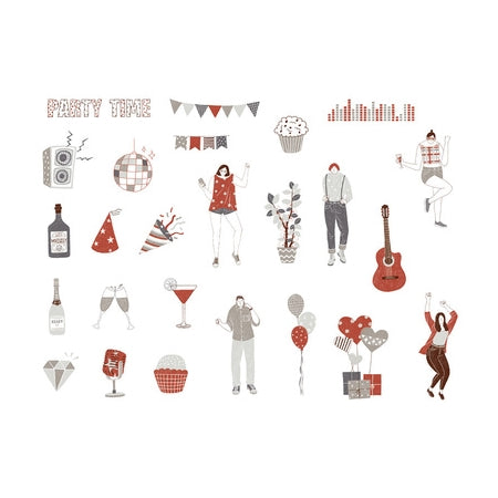 Elegant Party Night Sticker Pack