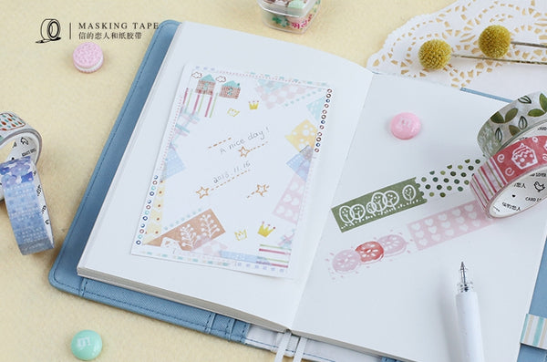 Patchwork [House] Washi Tape