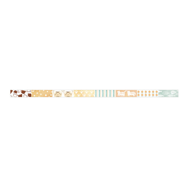 Patchwork Animals Washi Tape