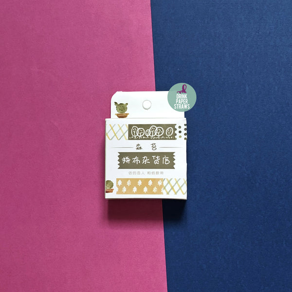 Patchwork [Forest] Washi Tape