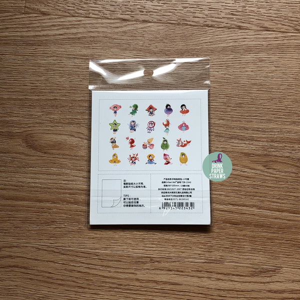 Pattern Little Cutie Deco Stickers Pack