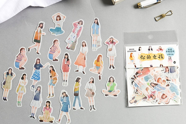 Pattern My Girls Deco Stickers Pack