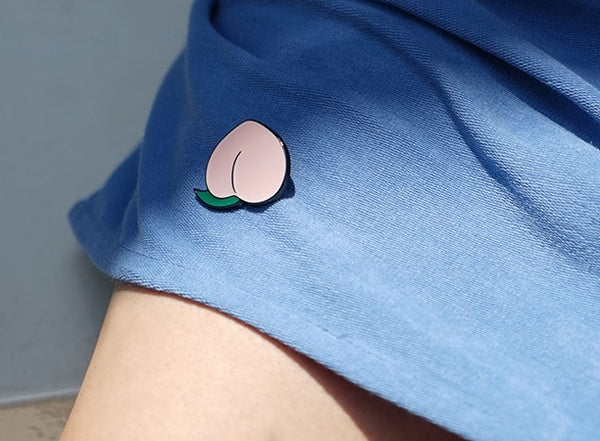 Fruit Peach Pin By 小野 Xaoye