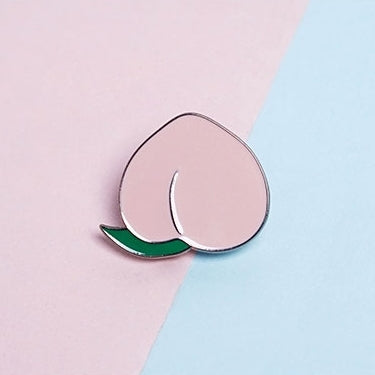Fruit Peach Pin By 小野 Xaoye