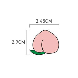 Fruit Peach Pin By 小野 Xaoye