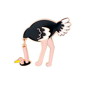 Birds Ostrich Pin By BMCS Life