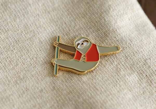 Daily Badge Sloth Pin By Dailylike