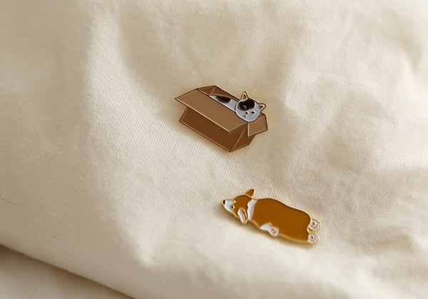 Daily Badge Cat Pin By Dailylike