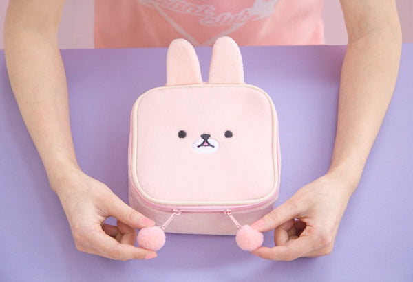 Animal Pink Square Pouch By Bentoy