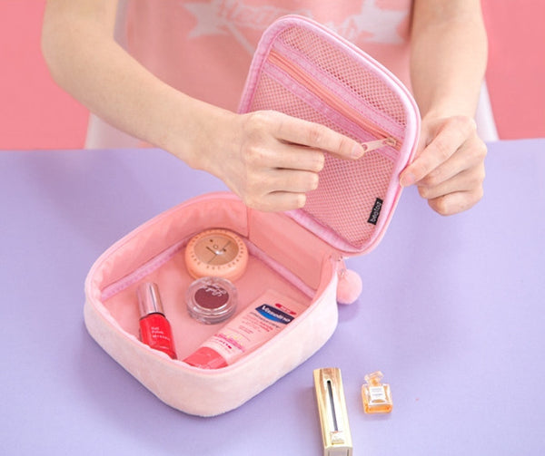 Animal Pink Square Pouch By Bentoy