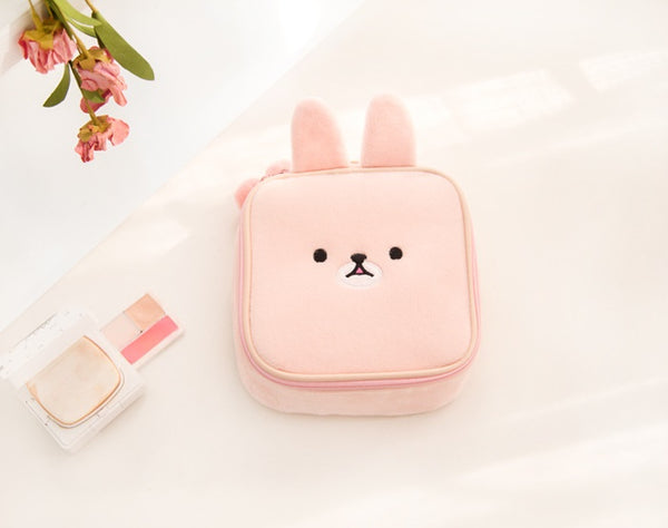 Animal Pink Square Pouch By Bentoy