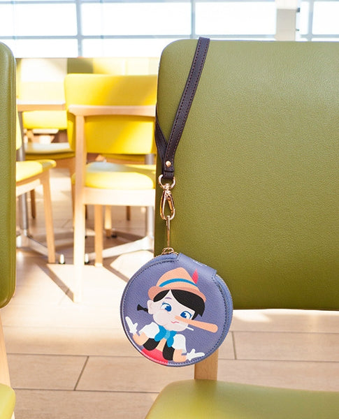 Princess Pinocchio Purple Round Coin Pouch By Bentoy