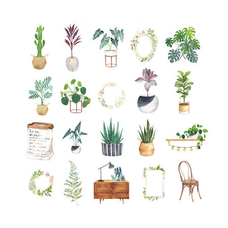 Elegant Plants Sticker Pack