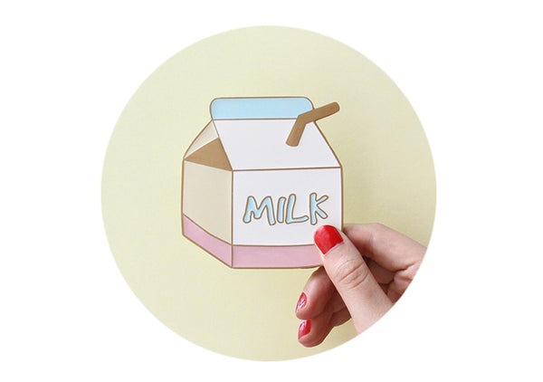 Pocket Mirror Milk By U-Pick