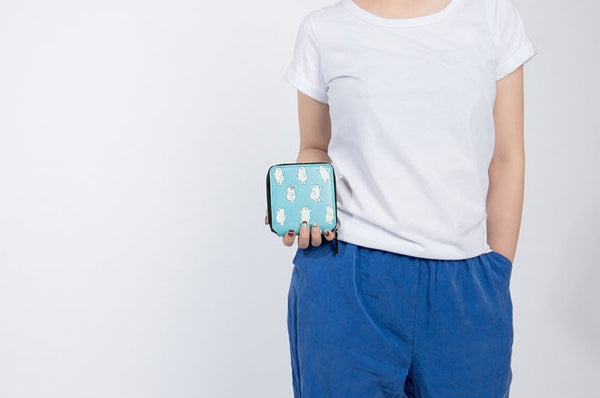 Animal [Polar Bear] Short Wallet By Kiitos Life