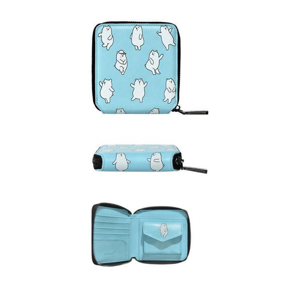 Animal Polar Bear Short Wallet By Kiitos Life