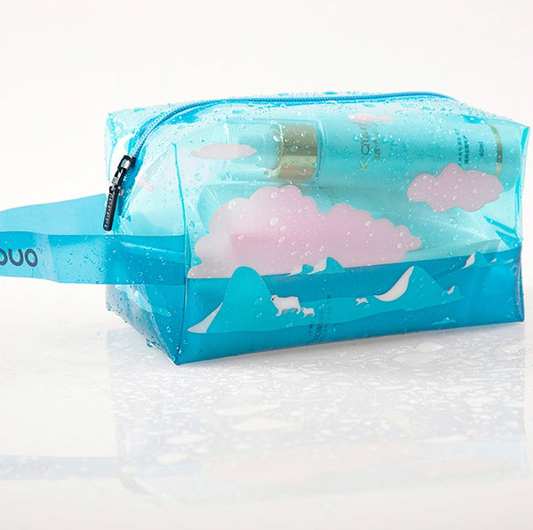 Transparent [Polar Bear] Box Pouch With Strap By TUOUO