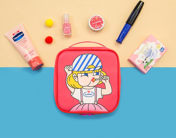 Girl Polly Square Travel Pouch By Bentoy