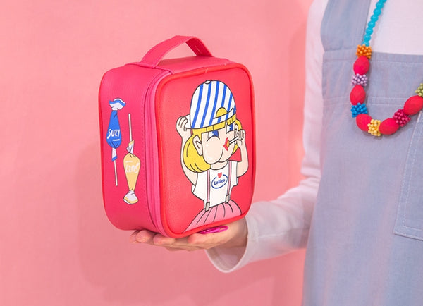 Girl Polly Square Travel Pouch By Bentoy