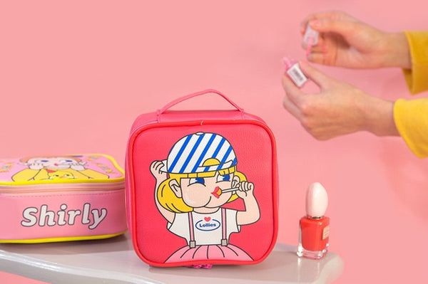 Girl Polly Square Travel Pouch By Bentoy