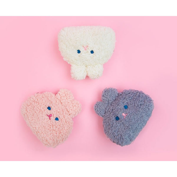 Rabbit [White] Cosmetic Pouch By Milkjoy