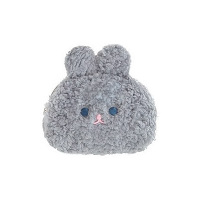 Rabbit Grey Cosmetic Pouch By Milkjoy