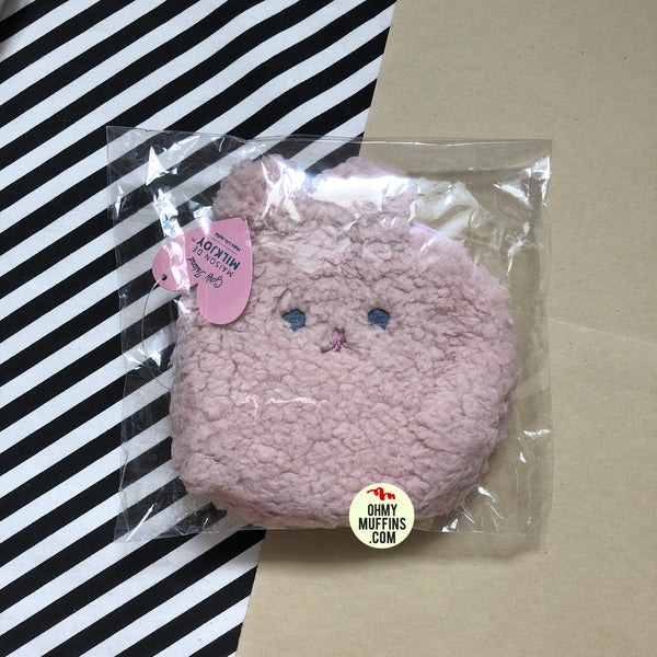 Rabbit Pink Cosmetic Pouch By Milkjoy