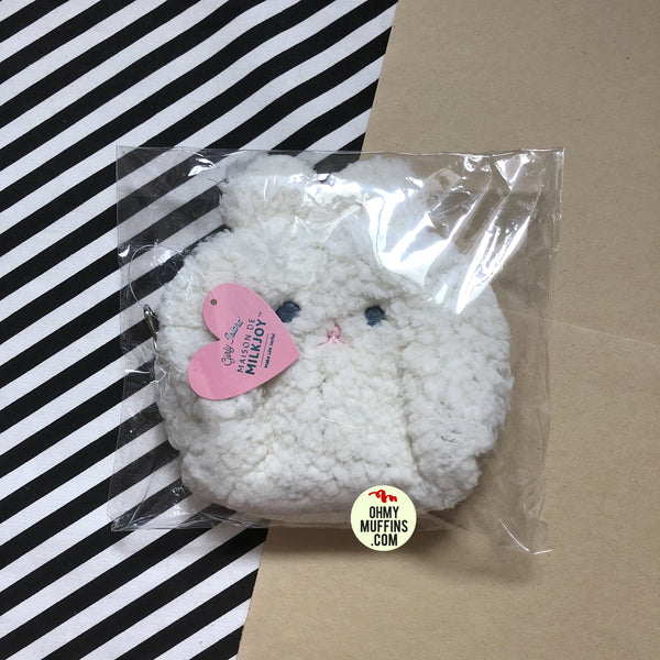 Rabbit White Cosmetic Pouch By Milkjoy
