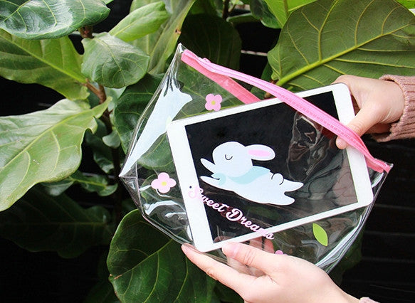 Transparent Rabbit Travel Pouch By U-Pick
