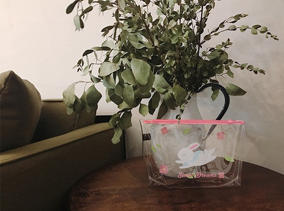 Transparent Rabbit Travel Pouch By U-Pick