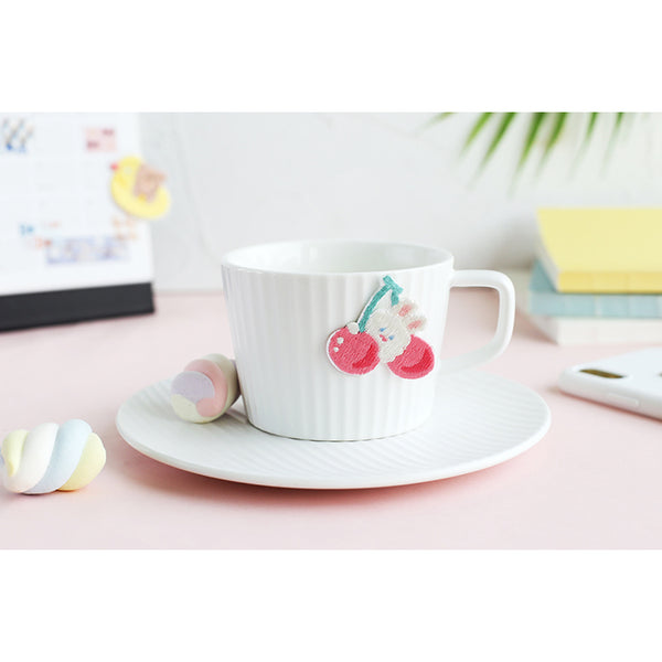 Rainbow Dream [Cherry Rabbit] Embroidered Sticker Patch