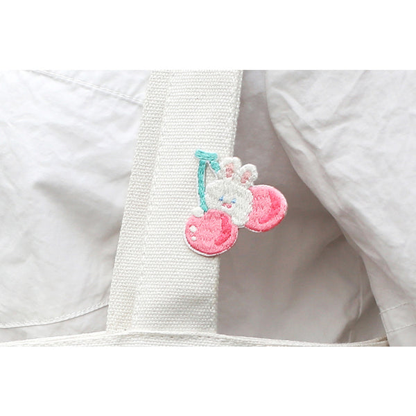 Rainbow Dream [Cherry Rabbit] Embroidered Sticker Patch