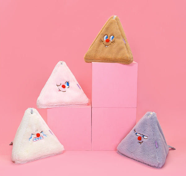 Red Nose [White] Triangle Pouch By Bentoy