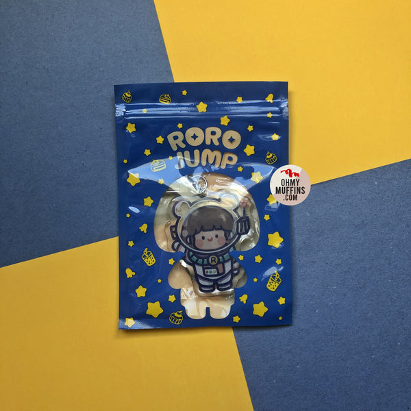Astronaut Girl AirPods Acrylic Key Chain By RORO JUMP