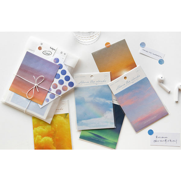 Above The Clouds [Instant] Round Label Stickers