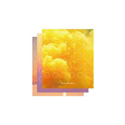 Above The Clouds [Wind] Round Label Stickers