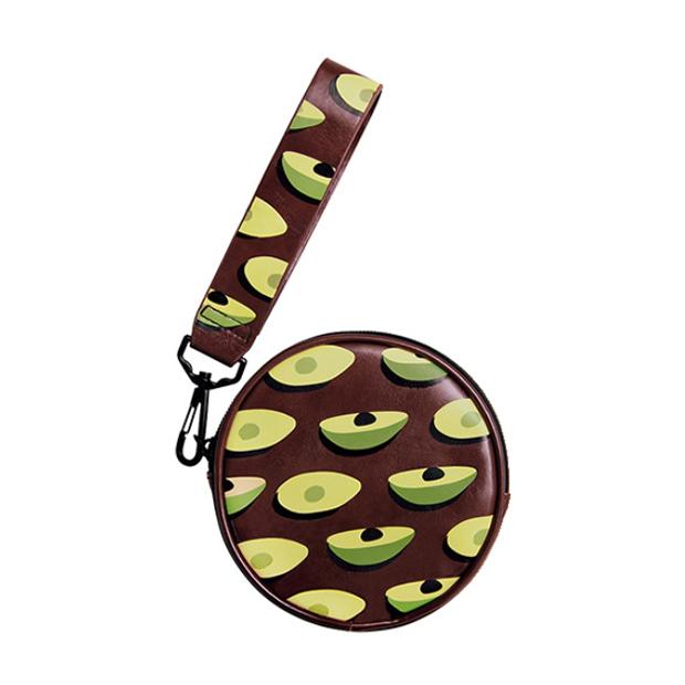 Fruit [Avocado] Round Pouch by YIZI STORE X KOMESHOP