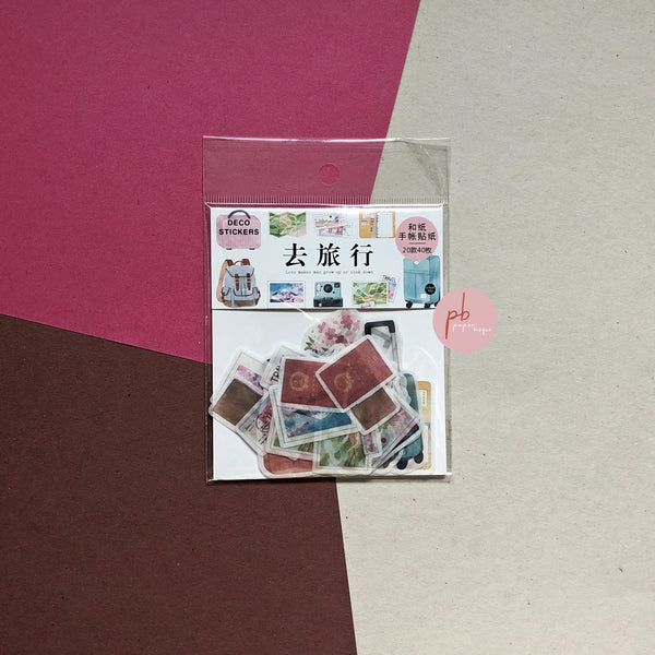 Sakura Let's Travel Stickers Pack