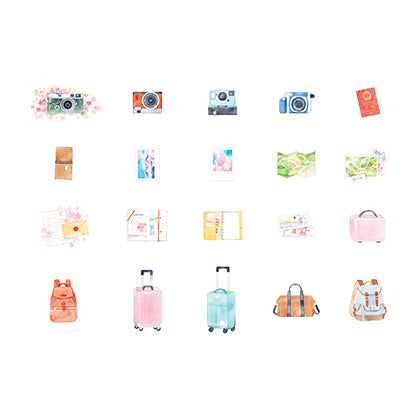 Sakura Let's Travel Stickers Pack