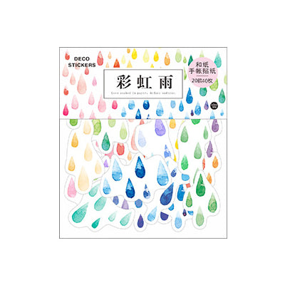 Sakura Rainbow Rain Stickers Pack