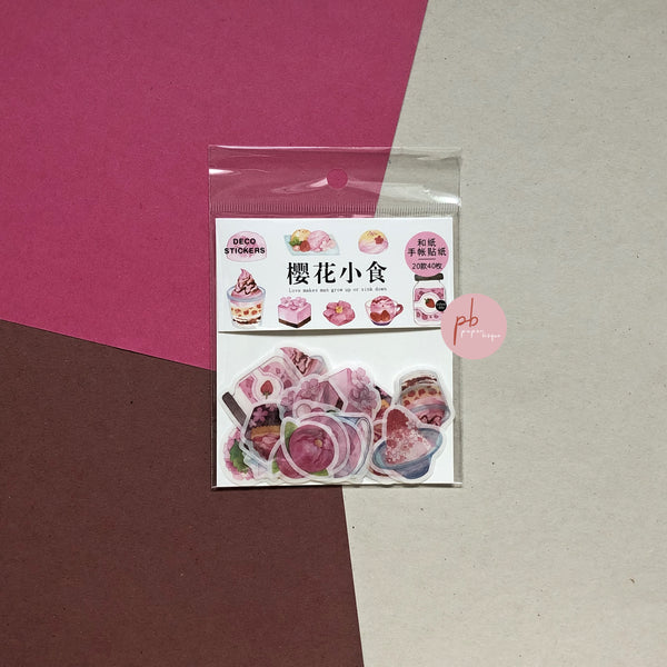 Sakura Sakura Food Stickers Pack