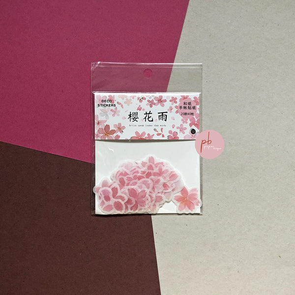 Sakura Sakura Rain Stickers Pack