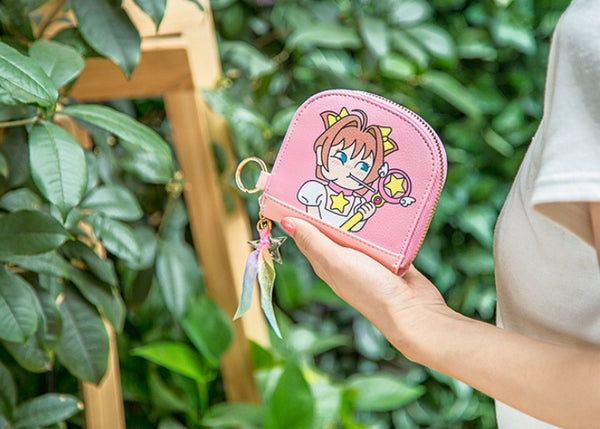 Half Moon [Sakura Girl] Card Pouch By Bentoy