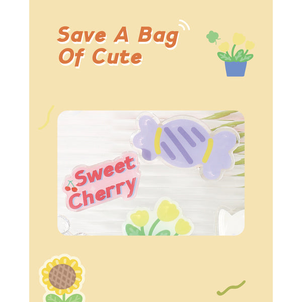 Save A Bag Of Cute [Sweet Cherry] Acrylic [Set of 3] Pins