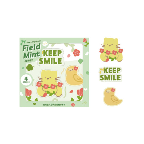 Save A Bag Of Cute [Field Mint] Acrylic [Set of 3] Pins